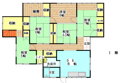 １階間取り