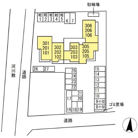 駐車場配置図